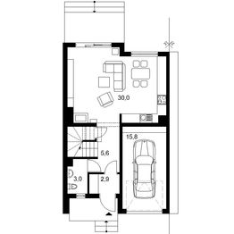 Parter projektu - Dom Jaśminowy 1
