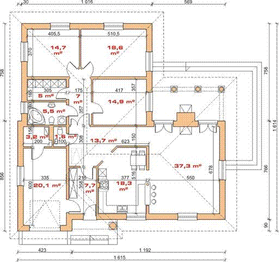 Parter projektu - Dom przy Kurantów