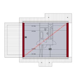 Poddasze projektu - Dom na Alasce 3