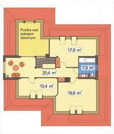 Poddasze projektu - MAHONIA A
