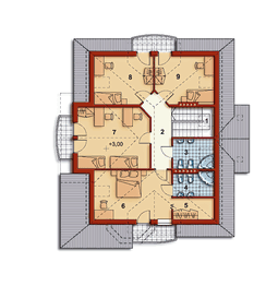Poddasze projektu - AR 130