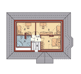 Poddasze projektu - Pianella