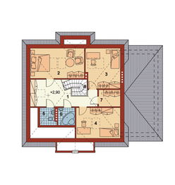 Poddasze projektu - Bibione