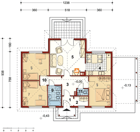 Parter projektu - Domek Kaszubski 01