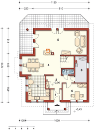 Parter projektu - Domek Bukowy