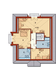 Poddasze projektu - Domek Bukowy