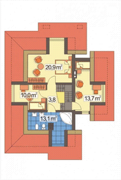 Poddasze projektu - ULA A