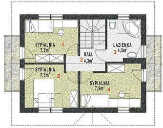 Poddasze projektu - B-45