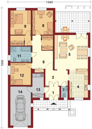 Parter projektu - Lenka z garażem