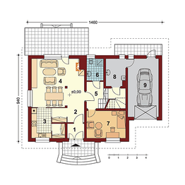 Parter projektu - Grażka z garażem