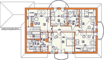 Poddasze projektu - Castel del Monte