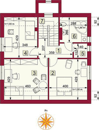 Poddasze projektu - Grado II