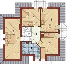 Poddasze projektu - Orino