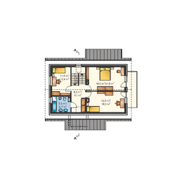 Poddasze projektu - Irys - murowana – ceramika