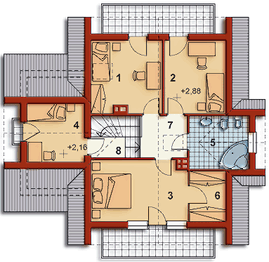 Poddasze projektu - KOLIBA II