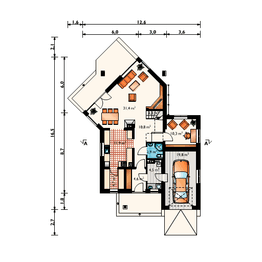 Parter projektu - Tukan Midi - murowana - beton komórkowy