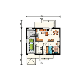 Parter projektu - Hugo - murowana – beton komórkowy