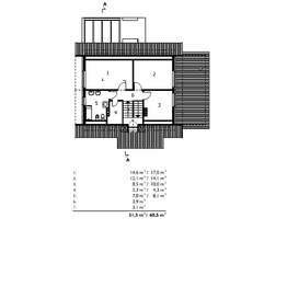 Poddasze projektu - Krab-2 z oranżerią