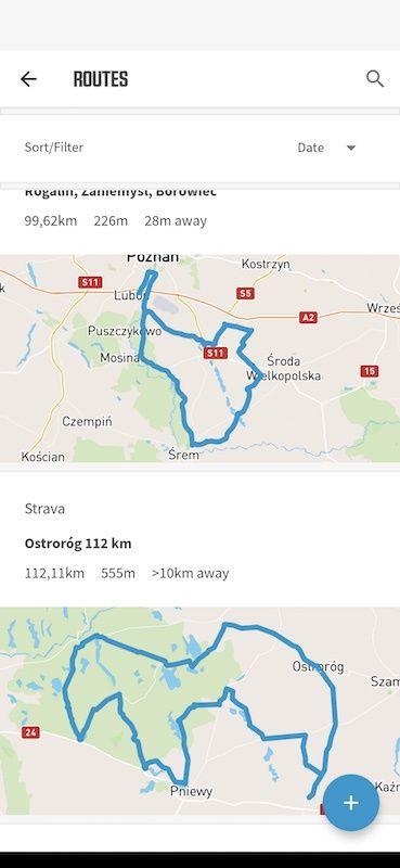 Kurs w aplikacji