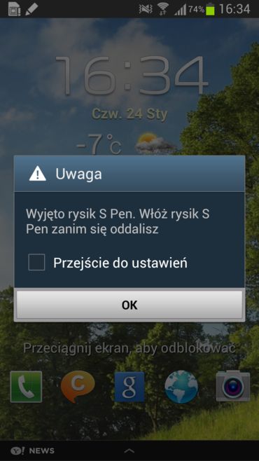 Samsung Galaxy Note II GT-N7100 - oprogramowanie