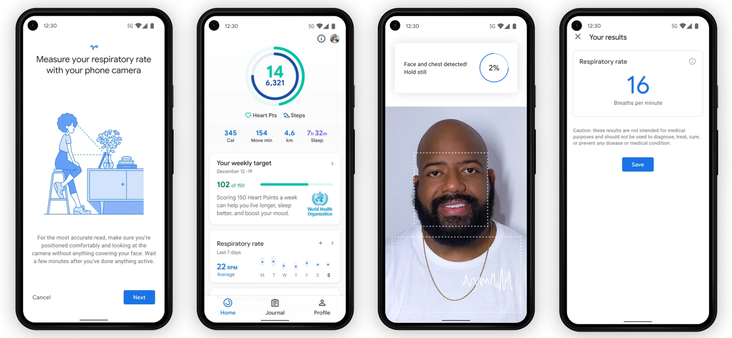 Google Fit na Pixelu - pomiar tętna i częstotliwości oddechów