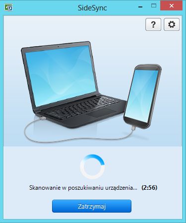 SideSync wyszukiwanie urządzeń