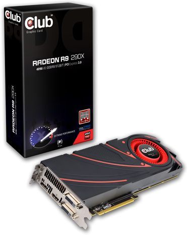 Club3D Radeon R9 290X karta graficzna zdjęcie opakowanie