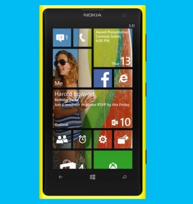 Windows Phone 8.1 ekran startowy
