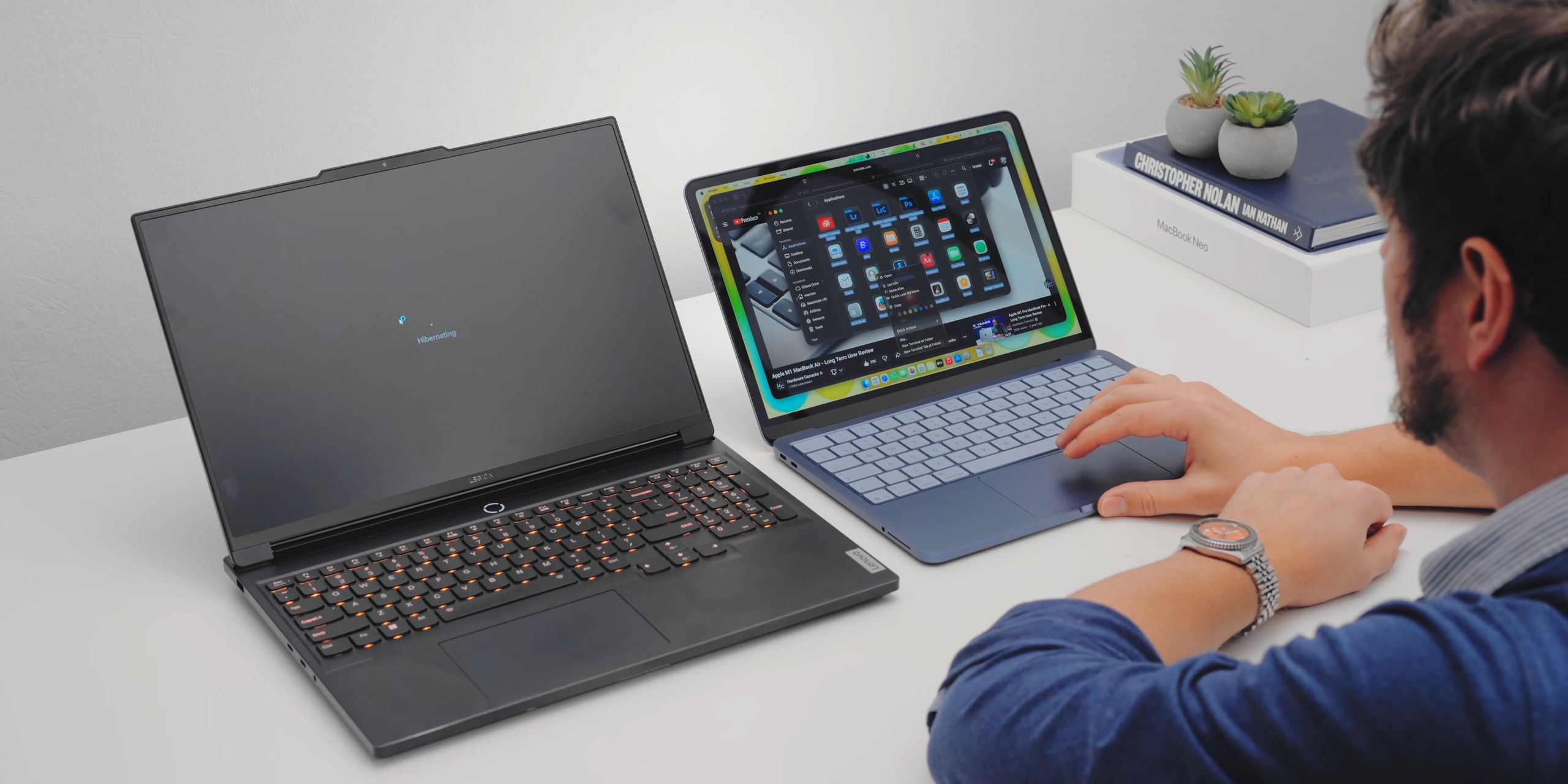 Przez krótki moment laptop z Windowsem uległ hibernacji