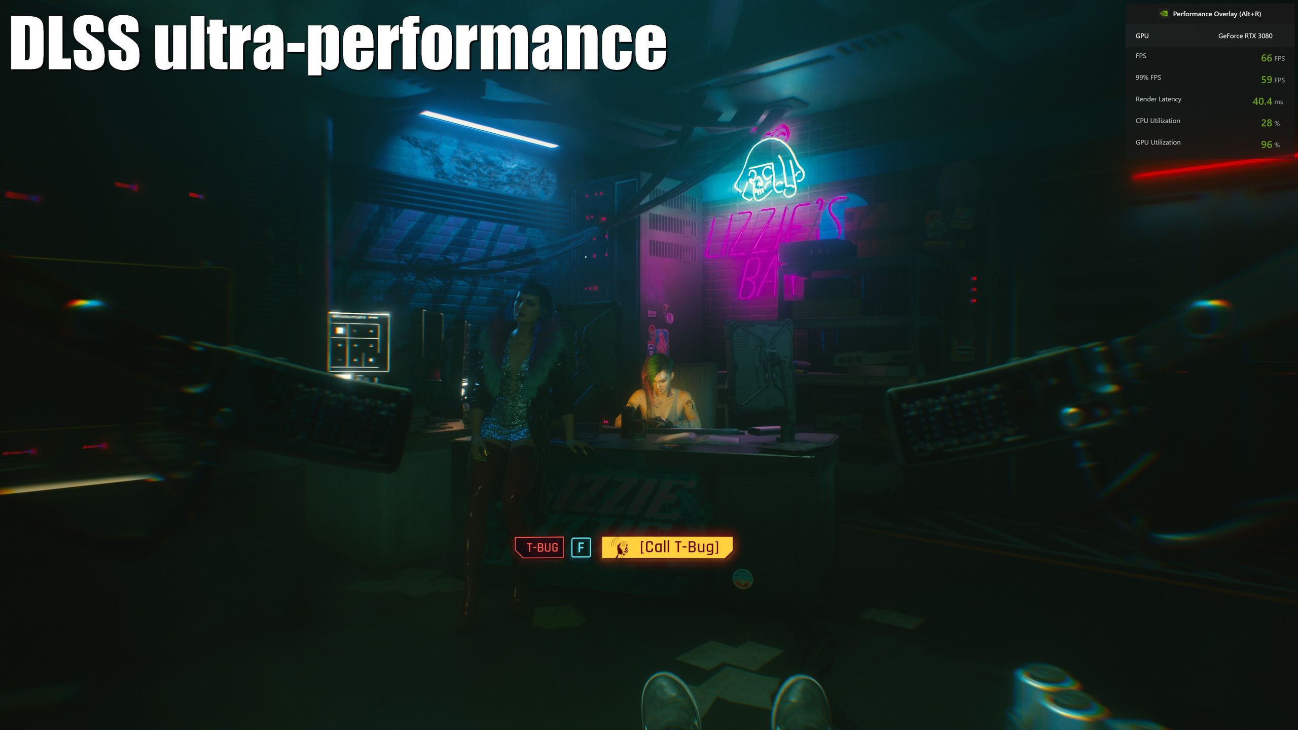 Cyberpunk 2077 - w trybie DLSS Ultra Performance