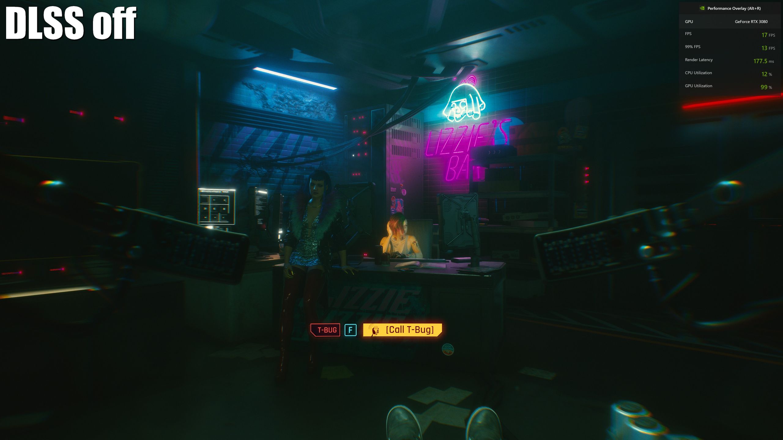 Cyberpunk 2077 - bez DLSS