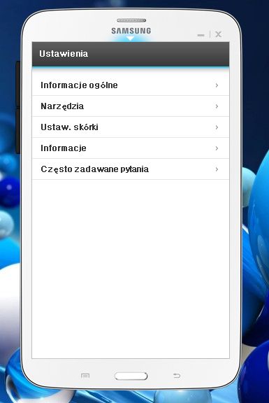 SideSync Phone Screen Sharing ustawienia