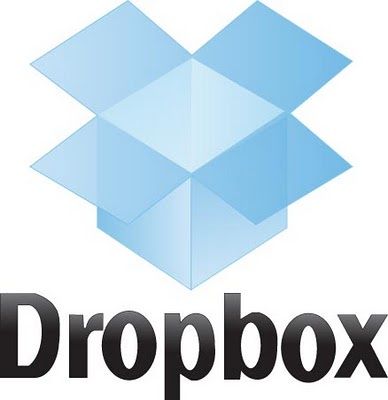 dropbox wygląd logo napis pudełko