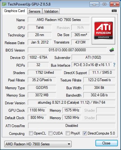 Asus Radeon 7950 DCUII TOP - OC