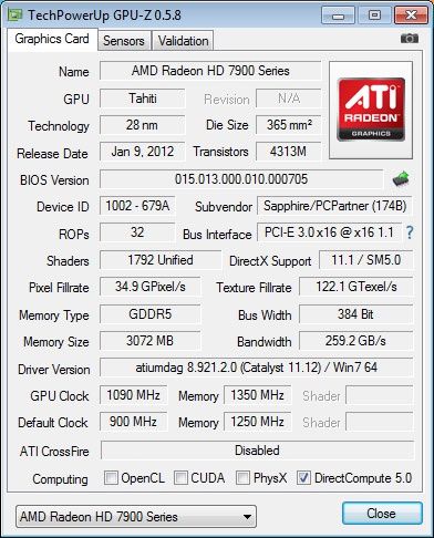Asus Radeon 7950 DCUII TOP - OC