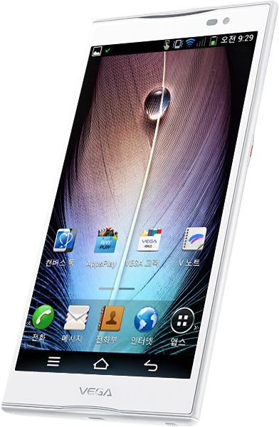 pantech vega no.6 smartfon wygląd