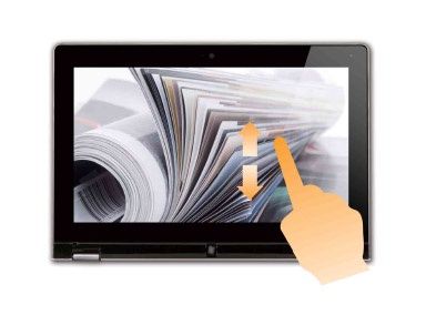 Windows 8 - sterowanie dotykiem
