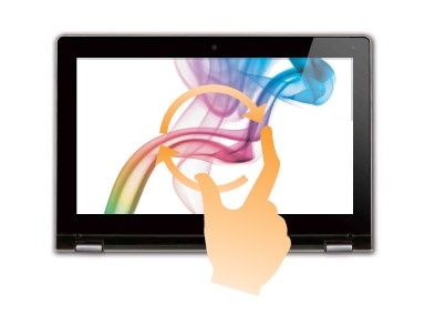Windows 8 - sterowanie dotykiem