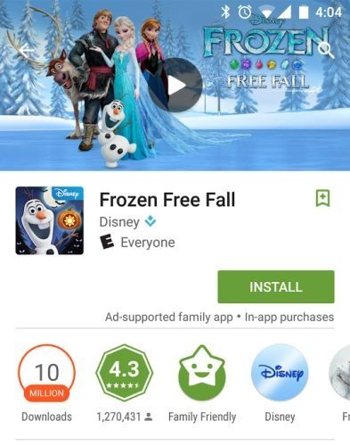 Google Play reklamy