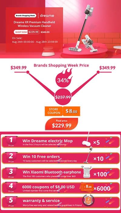Dreame XR promocja