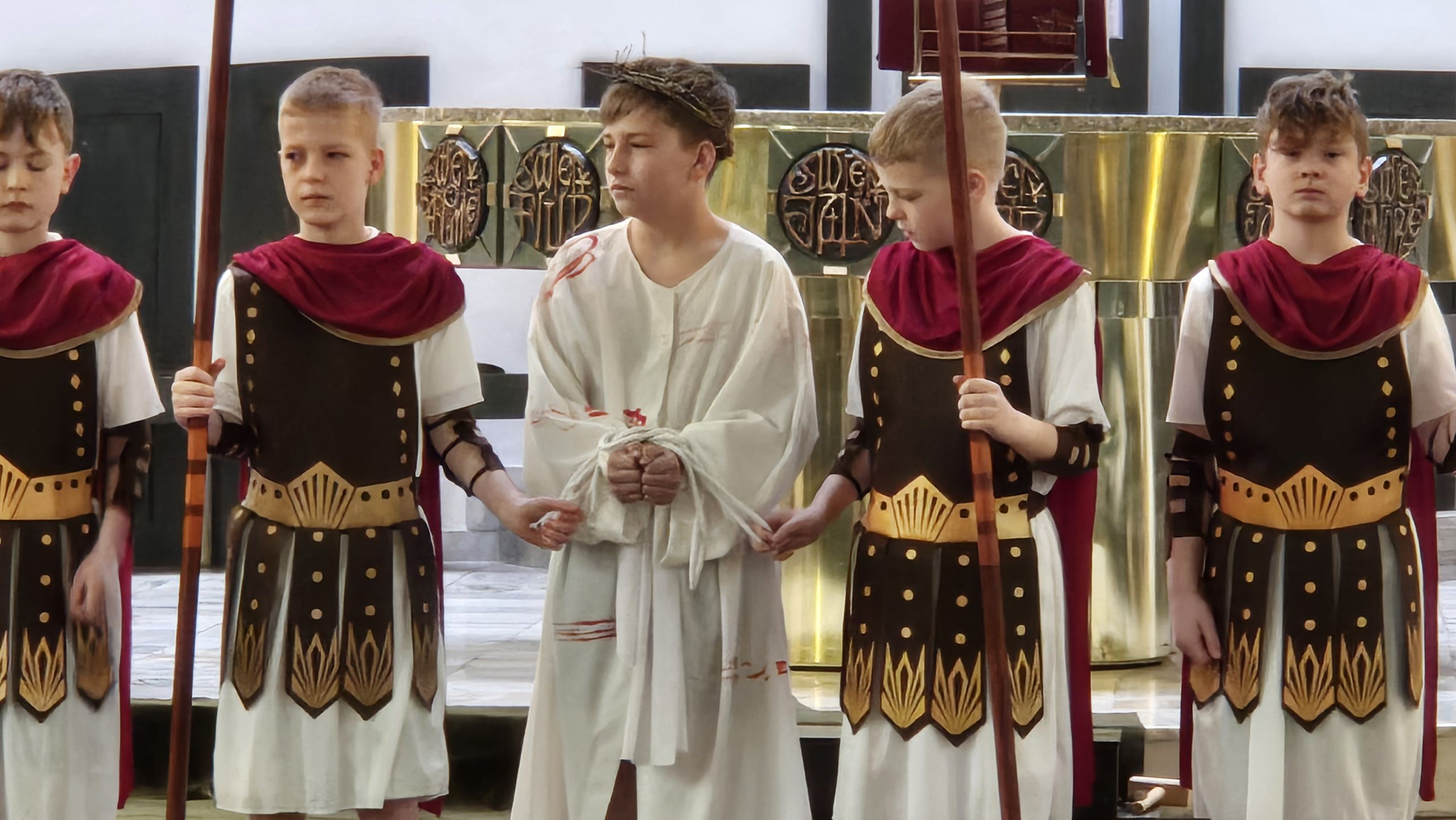 Nabożeństwo rozpoczęło się o godzinie 10:00 i od pierwszych minu