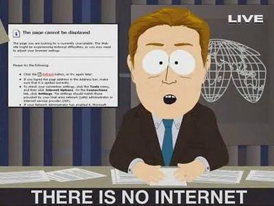 Brak internetu South Park