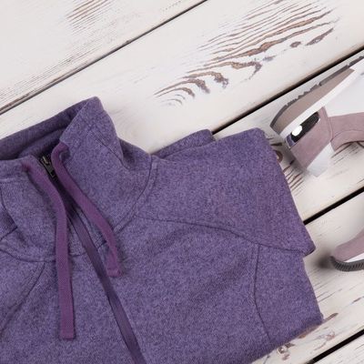 Bluza fioletowa rozpinana dziewczęca
