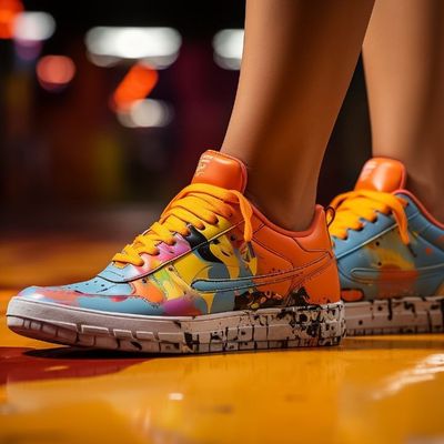 Kolorowe sportowe buty damskie