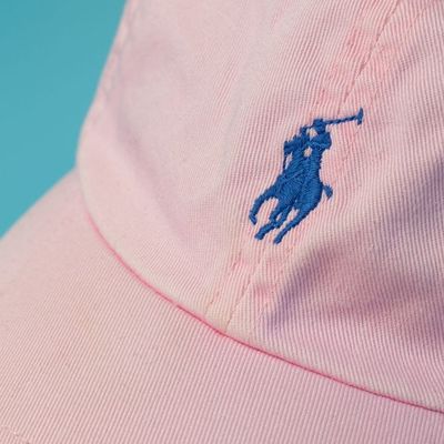 Różowa czapka z daszkiem marki Polo Ralph Lauren