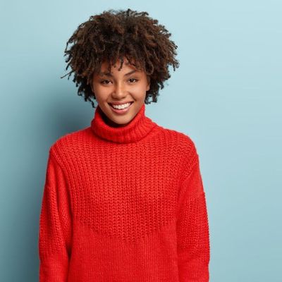 Sweter damski czerwony