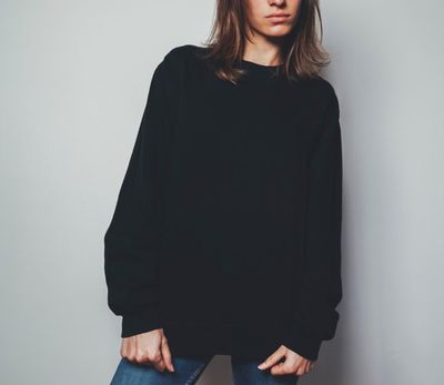 bluza czarna damska nike
