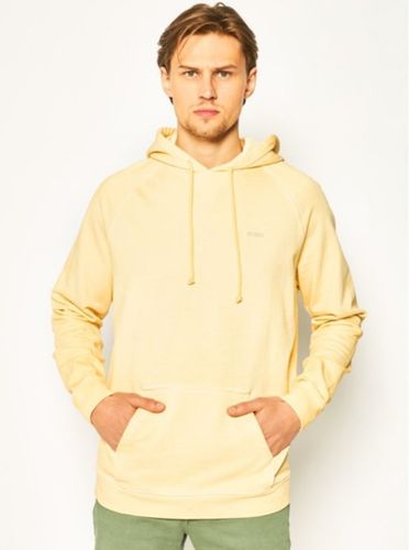 bluza dresowa z kapturem w jasnożółtym kolorze