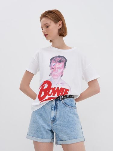 bluzka z nadrukiem David Bowie