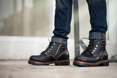 buty zimowe męskie ze skóry